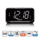 FM/UKW Radiowecker. Lenco CR-28BK