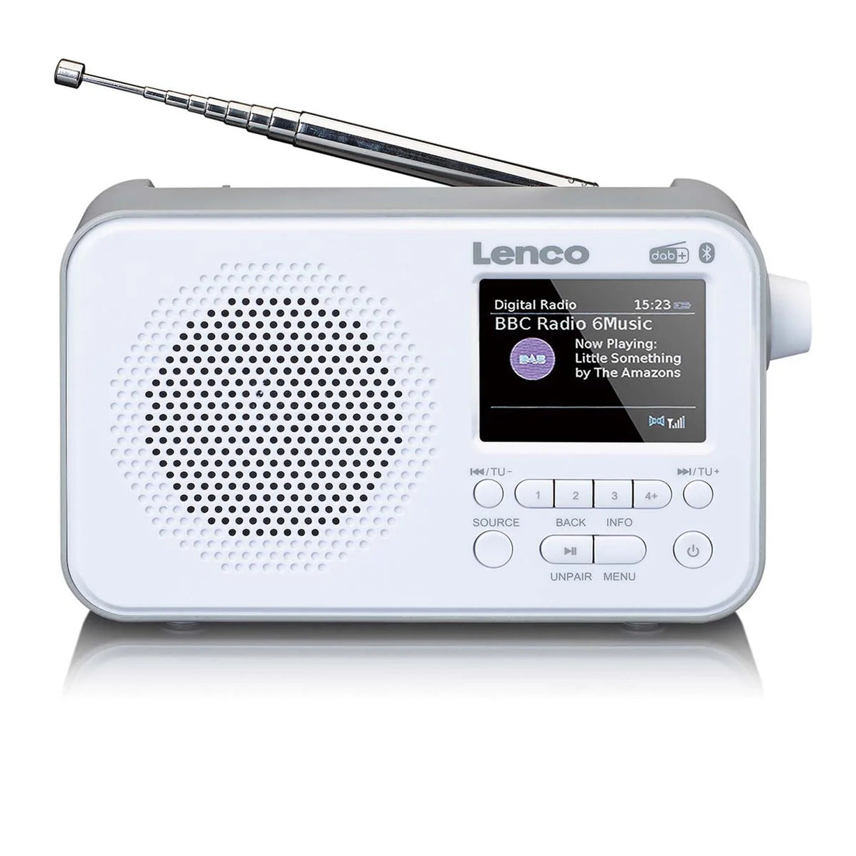 Lenco PDR-036WH - DAB+/FM-Radio mit Bluetooth®