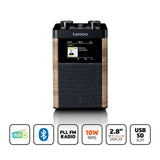Lenco PDR-060WD. Tragbares DAB+ Radio mit Bluetooth,