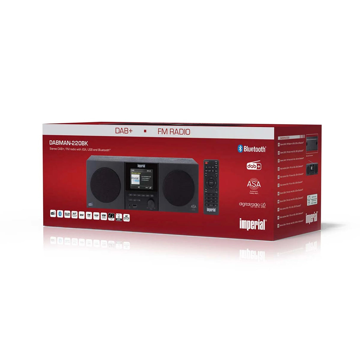 Imperial DABMAN-220BK. DAB+, Bluetooth, USB und ASA-Funktion