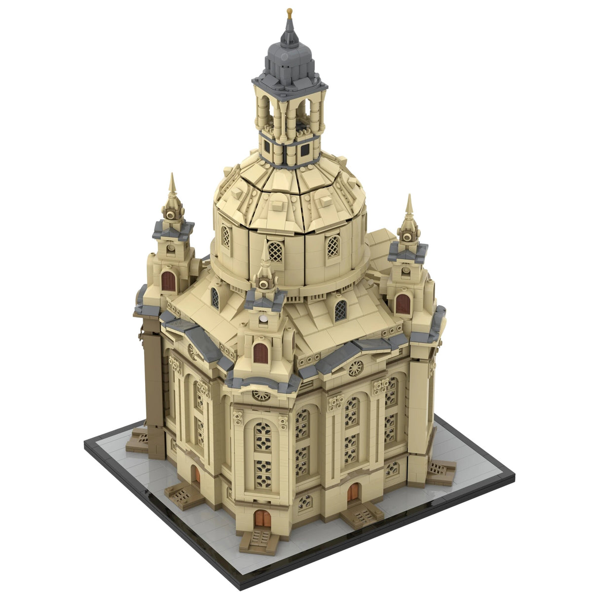 Frauenkirche Dresden. BRIXIES Plus Klemmbaustein-Modell