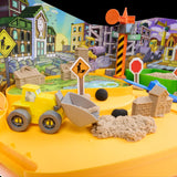 Kinetic Sand Deluxe Baustellen-Koffer