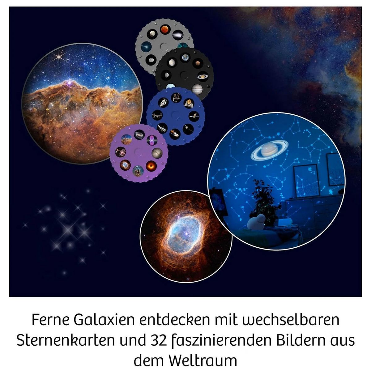 KOSMOS Zimmer-Planetarium 2-in-1-Projektor