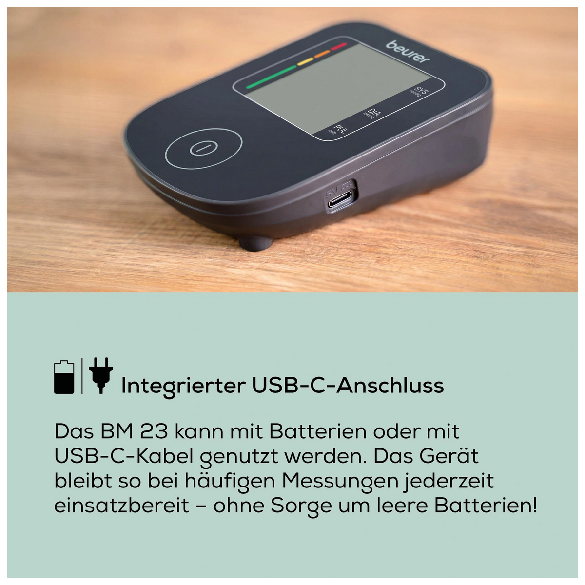Beurer BM 23 Oberarm-Blutdruckmessgerät LE 2026