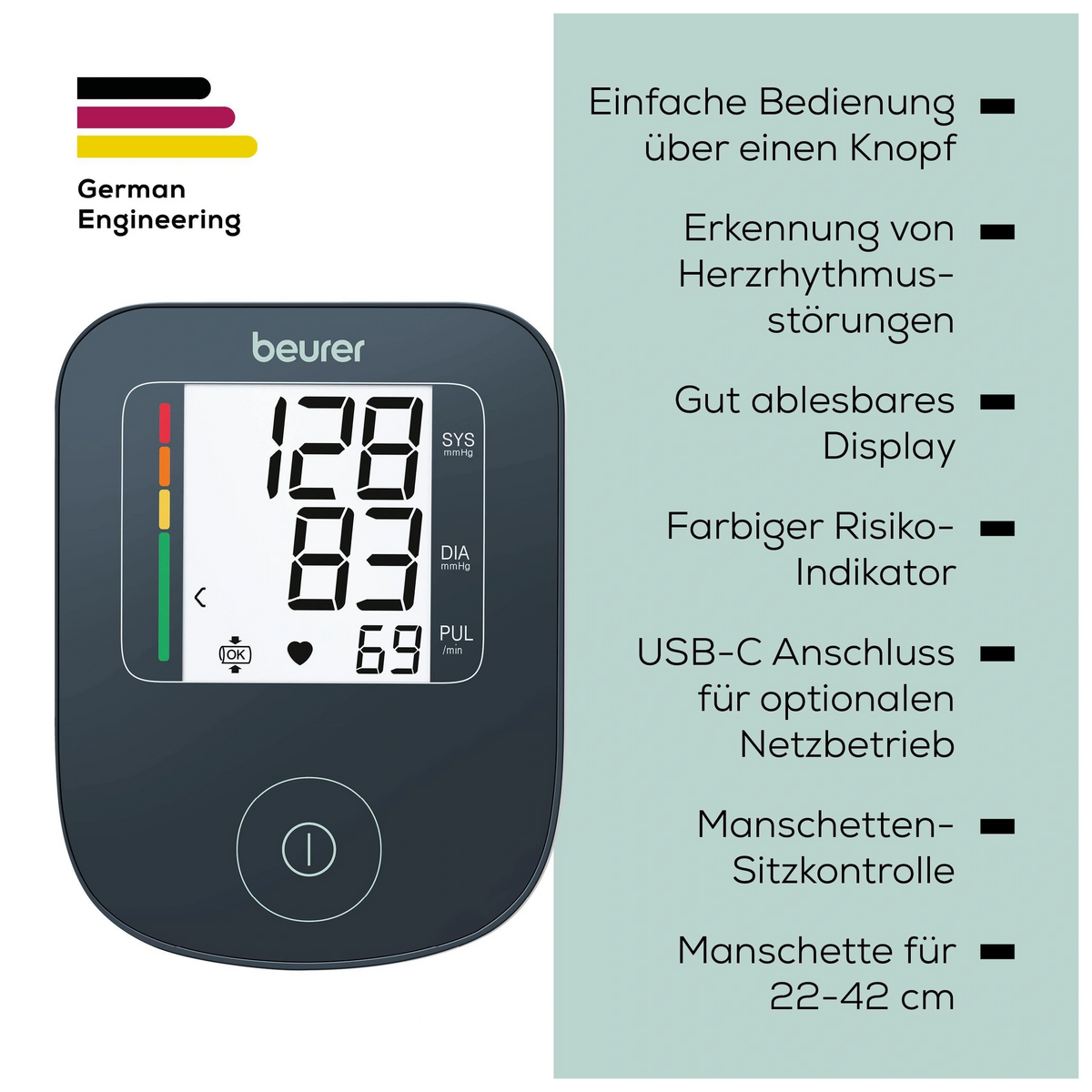 Beurer BM 23 Oberarm-Blutdruckmessgerät LE 2026