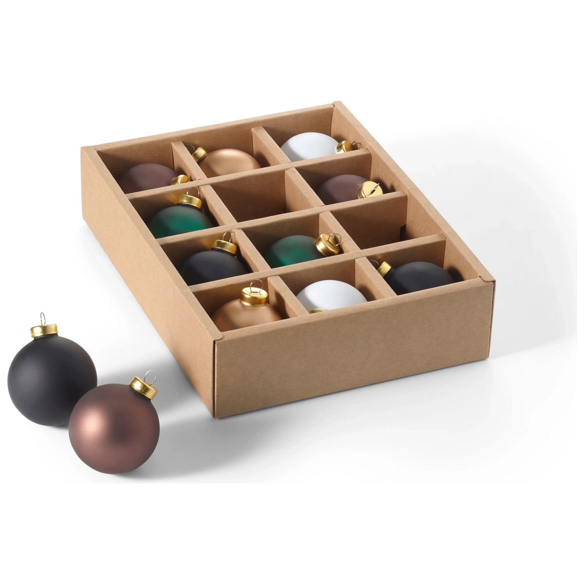 NORDKAP Weihnachtskugeln 12er Set