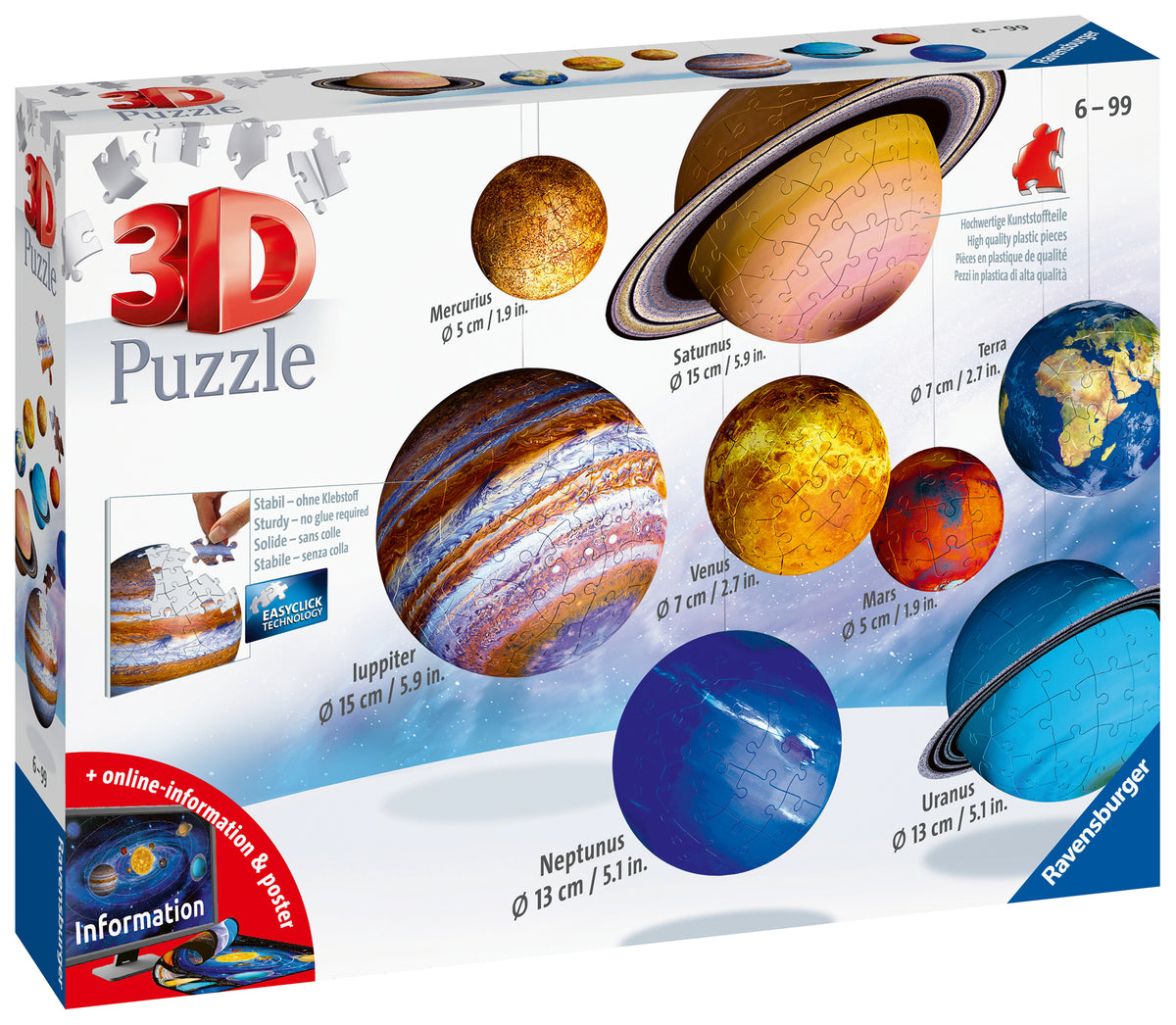 Ravensburger 3D Puzzle Planetensystem