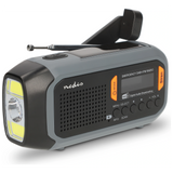 Nedis Outdoor- und Notfallradio grau