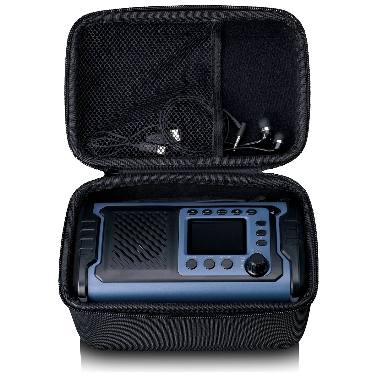 Lenco PDR-255BU Notfall und Outdoor DAB+ Radio