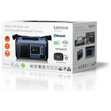 Lenco PDR-255BU Notfall und Outdoor DAB+ Radio