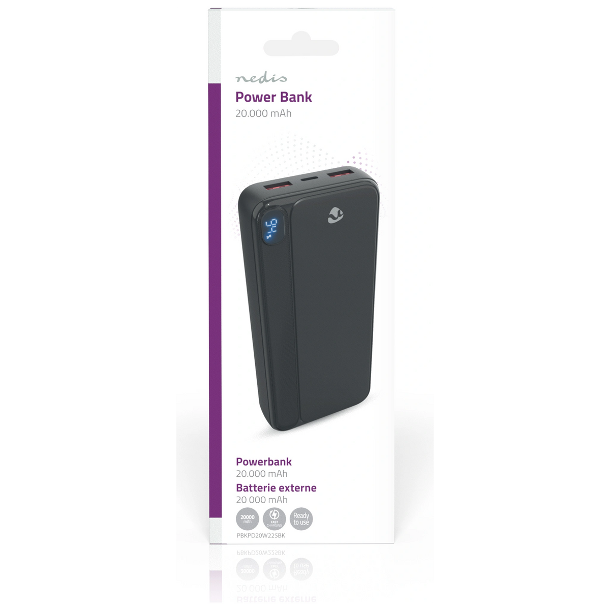 Nedis Powerbank 20.000 mAh