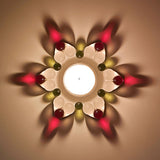 Glasperlen Adventsstern