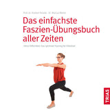 Buchcover mit Titel "Das einfachste Faszien-Übungsbuch aller Zeiten" und einem Mädchen in Yoga-Position.