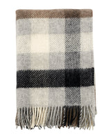 Klippan Wolldecke Gotland Multi Grau-Weiß