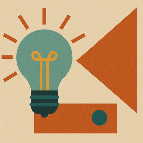 Eine Illustration zeigt eine Glühbirne