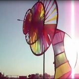 Magic Wheel Triple Banner Rainbow - HQ Windspiel