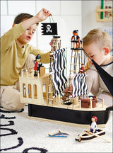 Piratenschiff. Mit Zubehör und Figuren-Set