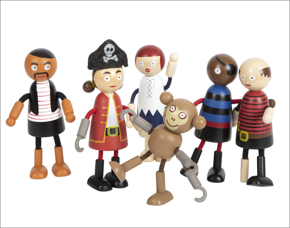 Piratenschiff. Mit Zubehör und Figuren-Set