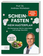Buchcover mit Titel, Autor, Foto eines Mannes in Arztkleidung, Salatbild und Text zu Rezepten und Diät.