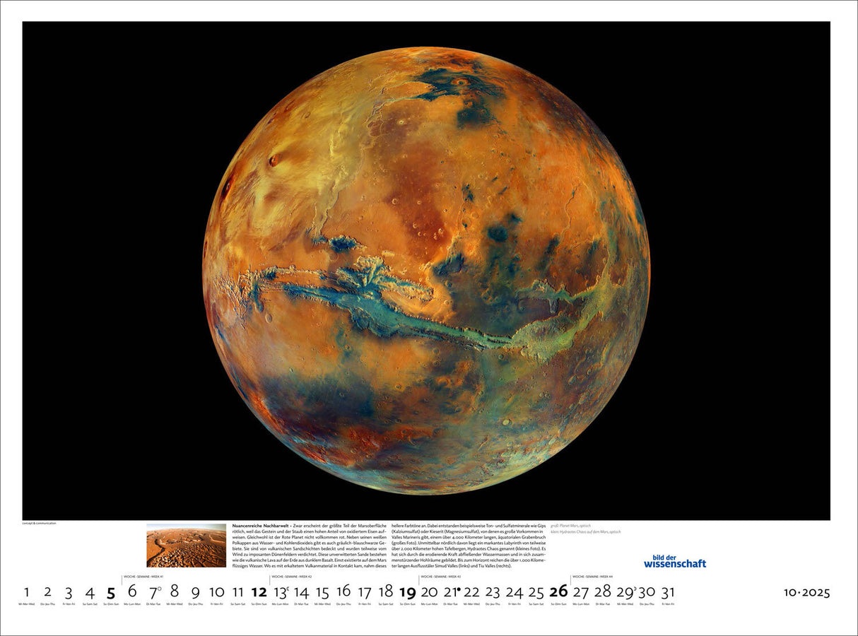 Sternstunden 2025 Wandkalender