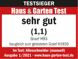GRAEF Manuale H93 – Hand-Allesschneider, rot.