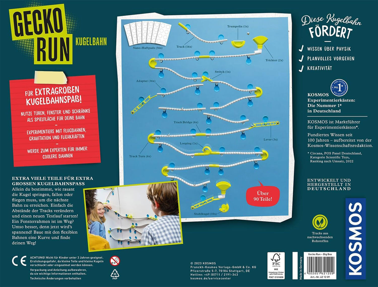 KOSMOS Gecko Run Kugelbahn Big Box.