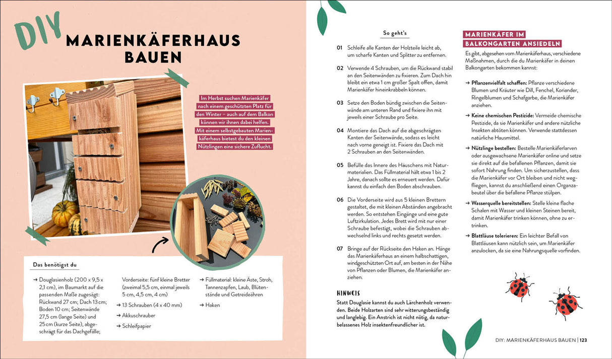 Balkonglück mit wenig Aufwand.