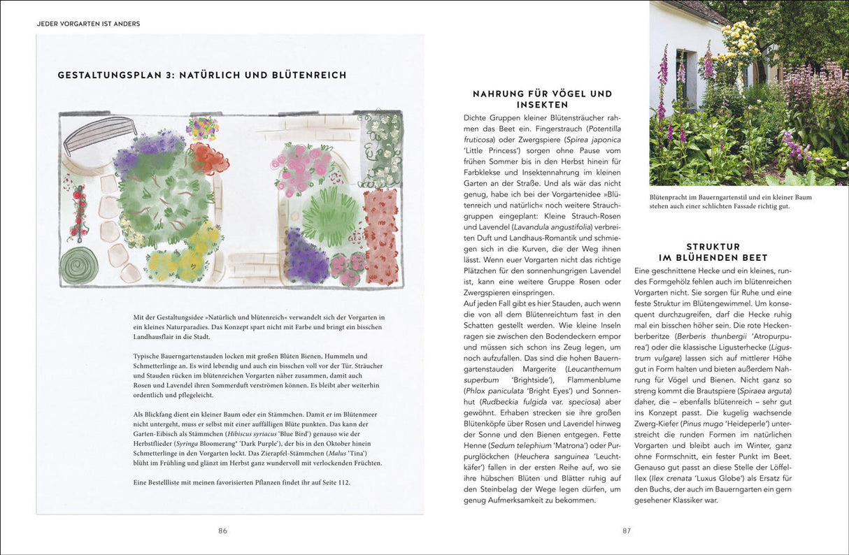 Kleine Vorgarten-Paradiese.