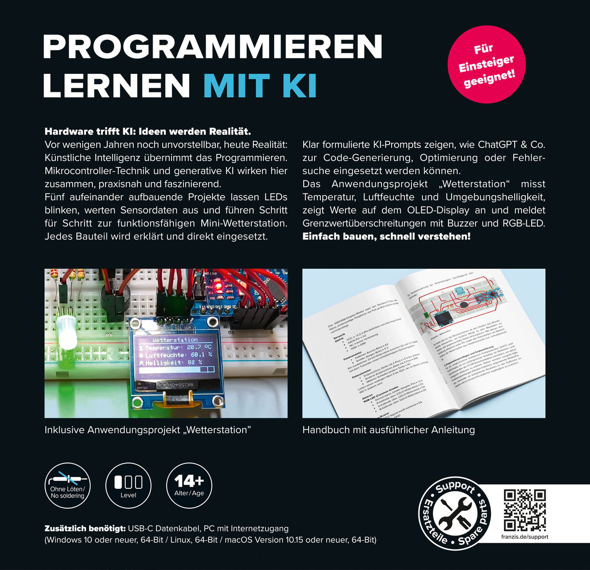 Programmieren lernen mit KI. Maker Kit